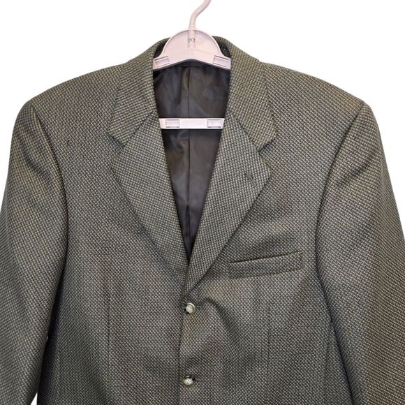 Bert Pulitzer Men's 40R Woolblend Brown Blazer Sport Coat - Picture 2 of 16